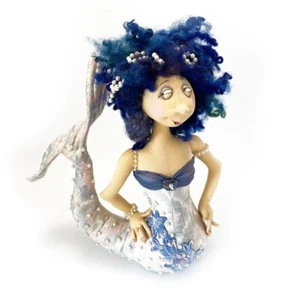 Cloth Art Doll Pattern "Fennella the Mermaid" by Jill Maas - Picture 1 of 2