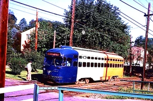 DIAPOSITIVA ORIGINAL KODACHROME PITTSBURGH PCC #1705 ROUTE 36 SMITH RD STA 3 DE SEPTIEMBRE DE 1980 - Imagen 1 de 1