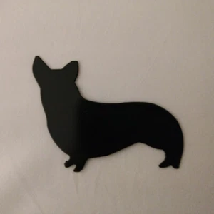 Corgi Refrigerator magnet black silhouette Made in the USA - Picture 1 of 1