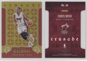 2015-16 Panini Excalibur Crusade Red /149 Chris Bosh #64 HOF