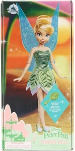 DISNEY FAIRIES FATINA TRILLI TINKER BELL CON SPAZZOLA - BAMBOLA SNODABILE CON AL - Foto 1 di 3