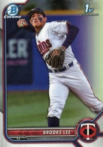 2022 Bowman Draft Brooks Lee Chrome 1st RC Refractor #BDC-153b Twins - QTY! - Picture 1 of 2