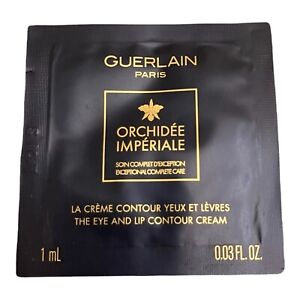 GUERLAIN Paris The Eye And Lip Contour Cream Sample Size .03 Fl Oz/1ml France