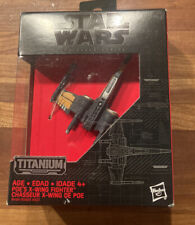 Star Wars The Black Series Titanium  12 Poe   s X-Wing Fighter Brand New Sealed