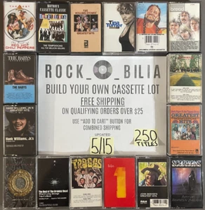 ALL GREATEST HITS BUILD YOUR LOT CASSETTE TAPES BUY $25 GET FREE SHIPPING 80S ++ - Picture 1 of 445