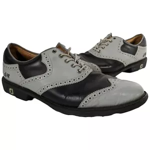 Footjoy MyJoys Icon Men Sz 10 Golf Spikeless Wingtip Leather Shoes SC - Picture 1 of 23