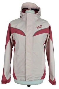 JACK WOLFSKIN Pink Windbreaker Jacket size 152 Girls Outerwear Outdoors Kids - Picture 1 of 9