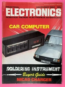 PRACTICAL ELECTRONICS - Magazine - Dec 1984 - Car Computer - Nicad Charger - Imagen 1 de 3