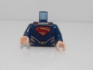 Lego Minifigura Torso Superhéroes Superman Traje Azul Oscuro T18 - Imagen 1 de 1