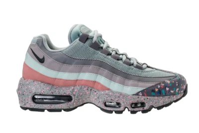 Nike Womens Air Max 95 SE Confetti Sneaker Shoes Light Pumice 918413 002 New - Image 1 of 4
