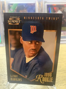 1996 Pinnacle Summit #183 LaTroy Hawkins Minnesota Twins Rookie Baseball Card