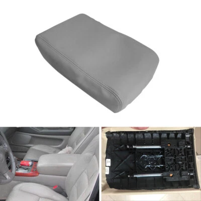 Tapa de consola interior gris reposabrazos caja cubierta de cuero para Lexus GS300 GS400 GS430 Foto 1 de 4