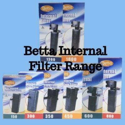 Betta Aquarium Fish Tank Innenfilter Aquarien 150L/H-1300L/H & Medien Ersatzteile