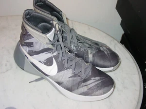 2015 Mens Nike Hyperdunk 2015 Wolf Grey/White "Camo" Basketball Shoes! Size 14 - Picture 1 of 12