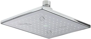 Brausekopf Regendusche Duschkopf rechteck Kopfbrause Chrom 18x16 cm - Bild 1 von 4