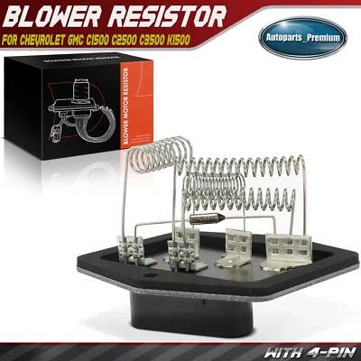 Blower Motor Resistor for Chevrolet C1500 C2500 C1500 K3500 Suburban Yukon Tahoe - Image 1 of 4