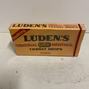 LUDEN'S MENTHOL Throat Drops 15 Drops HTF Collectible Vintage - Picture 1 of 2