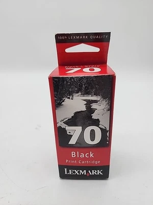 NEW Lexmark 70 BLACK Ink Cartridge12A1970 ~ For Kodak Compaq Samsung Printers - Image 1 of 4