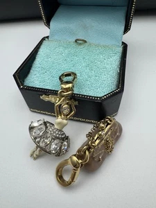 Juicy Couture Ballerina Charm & Juicy Couture Bowler Bag Charm Lot 2 - Picture 1 of 18