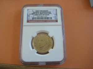 2007 D First President George Washington $1 Brilliant UNC. First Day Of Issue NG - Picture 1 of 1