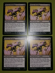 Warren Weirding x4 Morningtide 4x Playset Magic the Gathering MTG - Picture 1 of 1