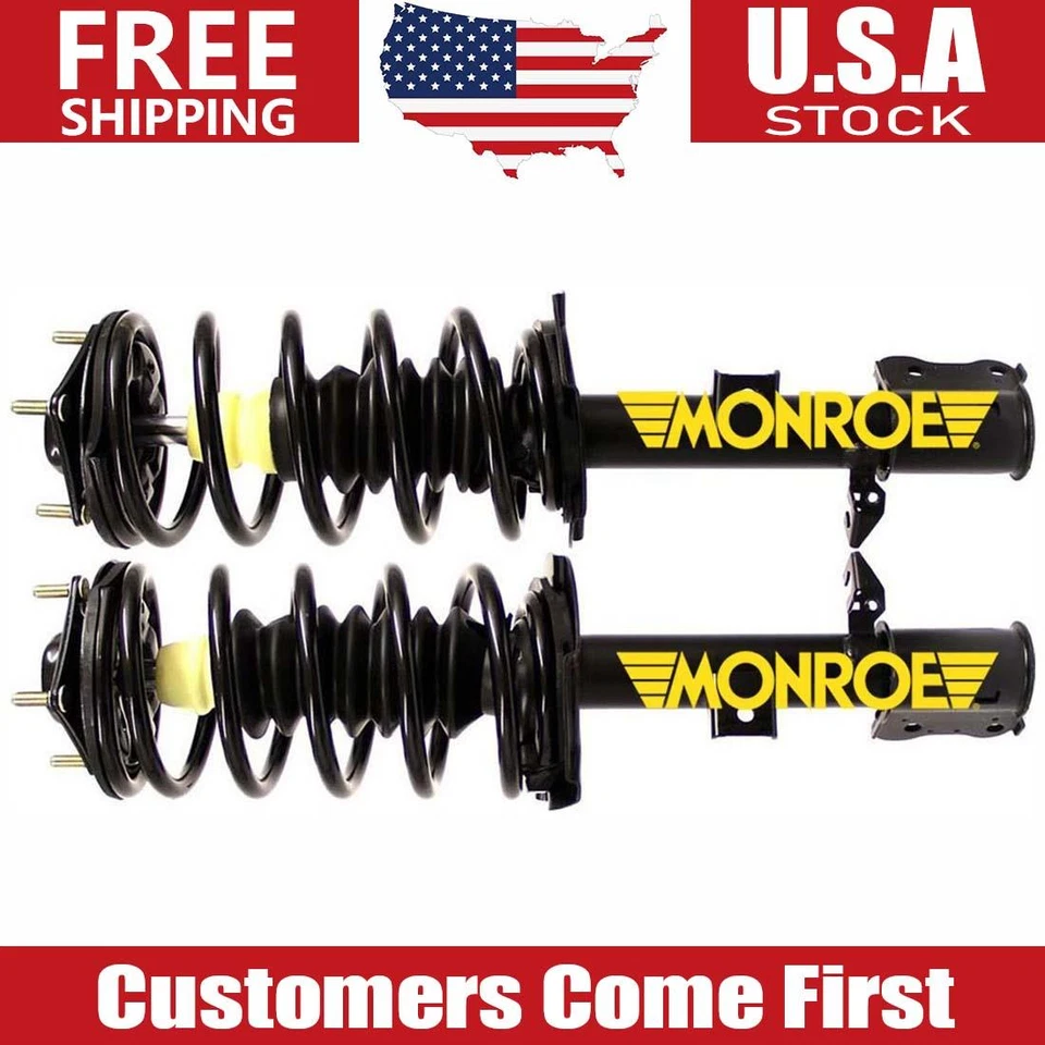 Juego de 2 piezas de muelles helicoidales y puntal rápido delanteros para Mazda Tribute Monroe 2001-2011 Foto 1 de 3