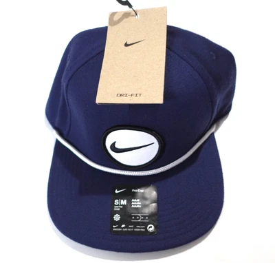 Gorra de golf Nike Dri FIT Pro Structured Futura talla S/M azul liso informal al aire libre Foto 1 de 4