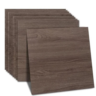 Azulejos de piso de vinilo autoadhesivos para pelar y pegar 12x12 pulgadas 36 marrón Foto 1 de 4