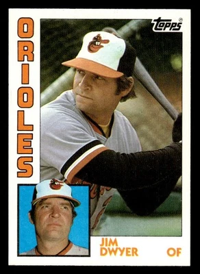 1984 Topps #473 Jim Dwyer Card Baltimore Orioles - Image 1 of 2
