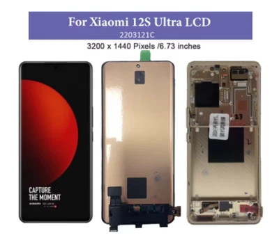 OLED For Xiaomi 12S Ultra 2203121C LCD Display Touch Screen Digitizer Assembly - Image 1 of 3