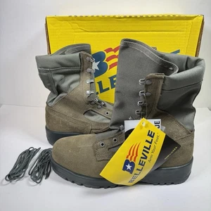 Belleville 600ST Kampfstiefel salbeigrün Herren 8.5R Stahlkappe heißes Wetter neu - Bild 1 von 9