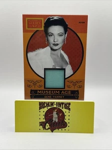 2014 Panini Golden Age  Gene Tierney Swatch Card - Picture 1 of 2