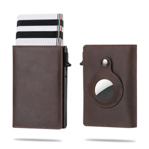 Slim Airtag Wallet for Credit Cards w/ Air Tag Cover! RFID Blocking U.S. SELLER - Picture 1 of 7