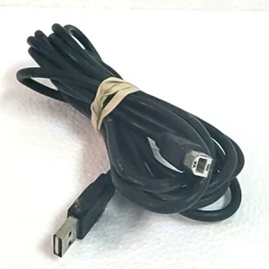 USB 2.0 A Male to B Male USB Printer Cable, Black - 9ft - Picture 1 of 1