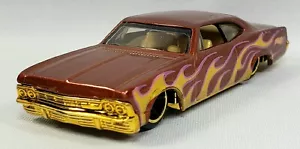 HOT WHEELS '65 Chevy Impala Low Rider | Brown Diecast Car | Mattel 1996 - Picture 1 of 4