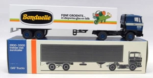 Lion Car 1/50 Scale - Nr.59 DAF 3300 Box Truck Bonduelle Model Truck - Picture 1 of 5