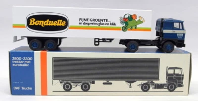 Lion Car 1/50 Scale - Nr.59 DAF 3300 Box Truck Bonduelle Model Truck - Image 1 of 4