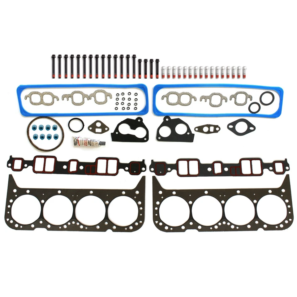 Juego de juntas de culata pernos de culata para Chevy C1500 G10 GMC C/K 1500 1987-1995 5,7 L V8 Foto 1 de 4