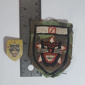 Vietnam War Special Forces ARVN B-D-Q Tiger Force Ranger Patch And Pin 17BN - Picture 1 of 7