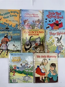 Lot of 8 Little Golden Books,Vintage - Picture 1 of 15