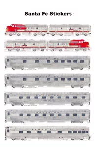7 pegatinas individuales de Andy Fletcher Santa Fe Super Chief - Imagen 1 de 1