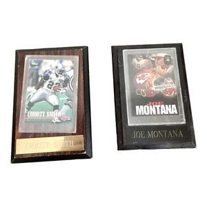 EMMITT SMITH AND JOE MONTANA FOOTBALL TRADING CARDS - Picture 1 of 7