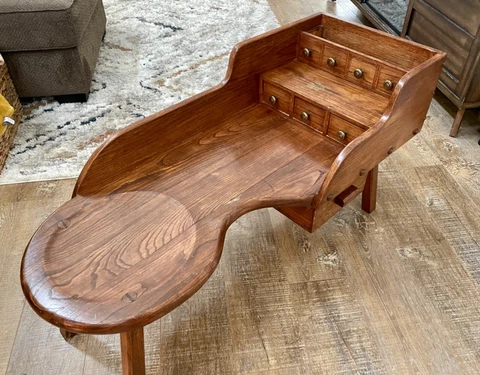 Handmade Antique Shoe Cobblers Bench Shoe-Making Table Cover