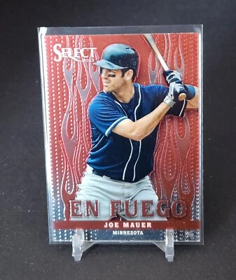 JOE MAUER - MLB HOF - 2013 PANINI SELECT - EN FUEGO - INSERT CARD # EF14 - TWINS - Image 1 of 2