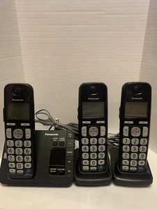 Panasonic 3 Room Home Set- Phones And Chargers- KX-TGEA 20-Or Use As Replacement - Afbeelding 1 van 7
