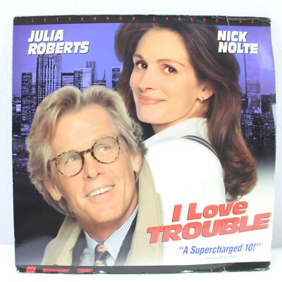 I Love Trouble - Nick Nolte, Julia Roberts - Widescreen Laserdisc - Image 1 of 2
