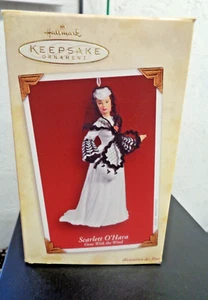 Hallmark KEEPSAKE Scarlett O'Hara GONE WITH THE WIND Porcelain Ornament 2005 NIB - Picture 1 of 3