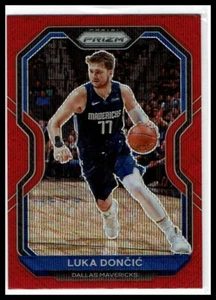2020-21 Panini Select #32 Luka Doncic Red Wave Prizms - Picture 1 of 2