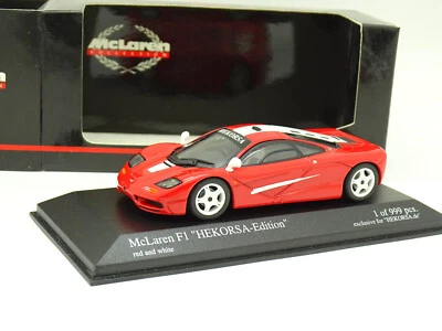 MINICHAMPS 1/43 - Mclaren F1 GTR 1995 Rosso E Bianco Hekorsa Edition - Immagine 1 di 2