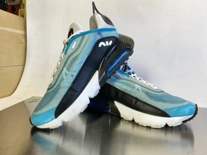 Nike Air Max 2090 Men Size 11.5 CT1091-400 White Laser Blue Black Training Shoes - Picture 1 of 16